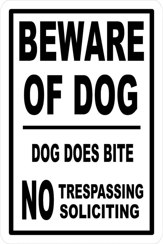 No Trespassing Sticker Tiger Funny Street Aluminum Sign — product artwork
