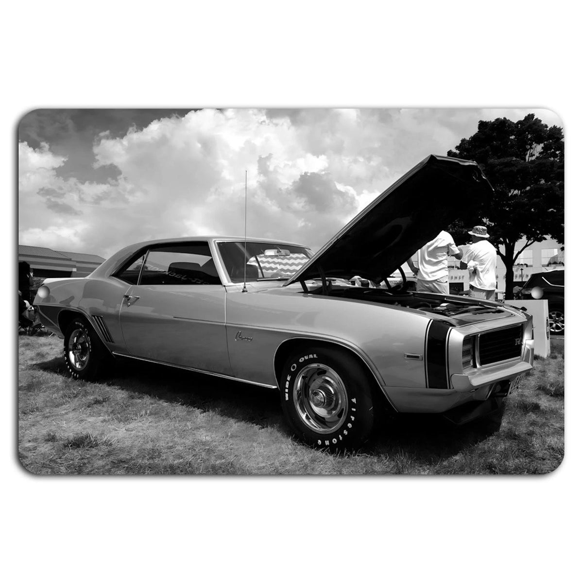 Classic Camaro Retro Vintage Automotive Aluminum Sign — product artwork