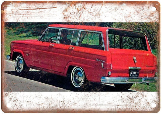 Jeep Wagoneer Vintage 1963 Aluminum Sign — product artwork