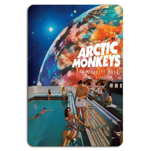 Cosmic Rhythm Psychedelic Space Art Aluminum Sign — product artwork