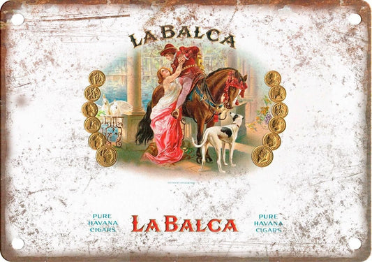 Cigar Box La Balca Reproduction Aluminum Sign — product artwork