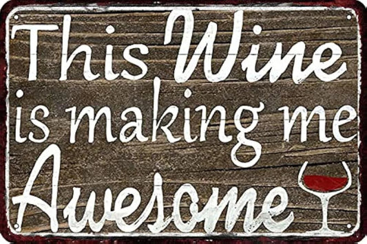 Vintage Funny Aluminum Sign — product artwork