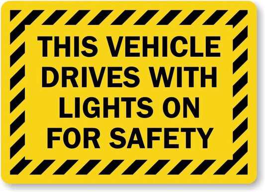 Safe Driver Reflective Aluminum Sign — product artwork