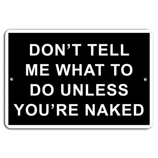Funny Rustic Humor Man Cave Aluminum Sign — product artwork