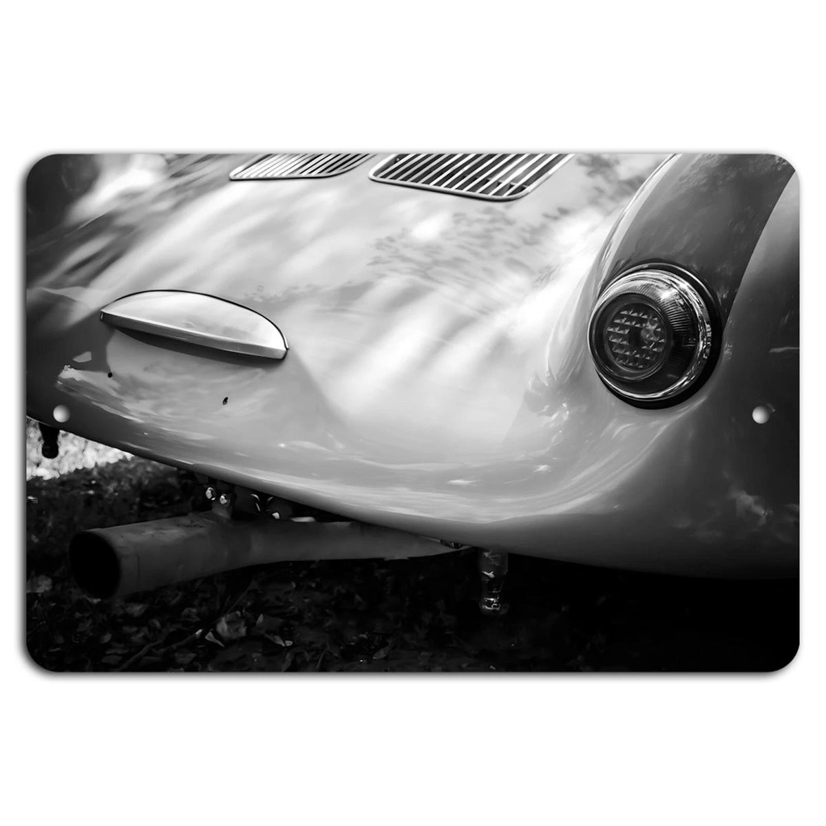 Vintage Roadster Garage Aluminum Sign — product artwork