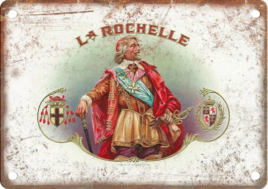 Cigar Box La Rochelle Reproduction Vintage Style Aluminum Sign — product artwork