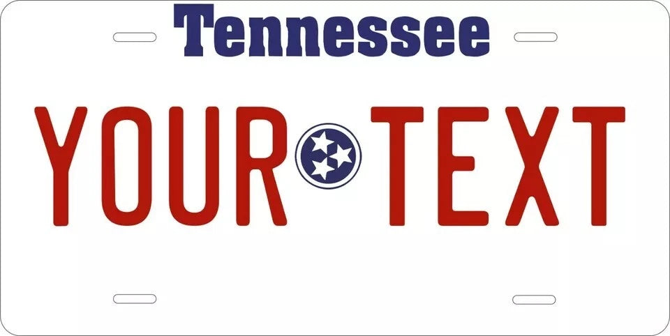 Tennessee 1986 Personalized Replica License Plate — product artwork