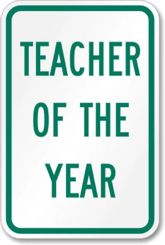 Teacher Office Aluminum Sign — product artwork