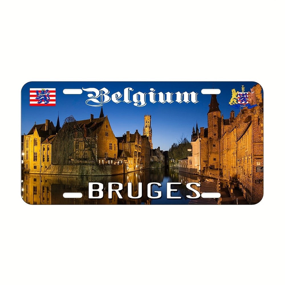 Bruges Decorative Aluminum Plate — product artwork