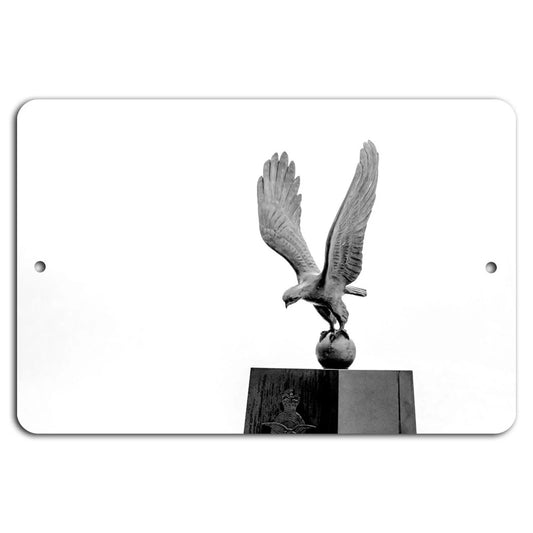 Eagle Rustic Vintage Wildlife Aluminum Sign — product artwork