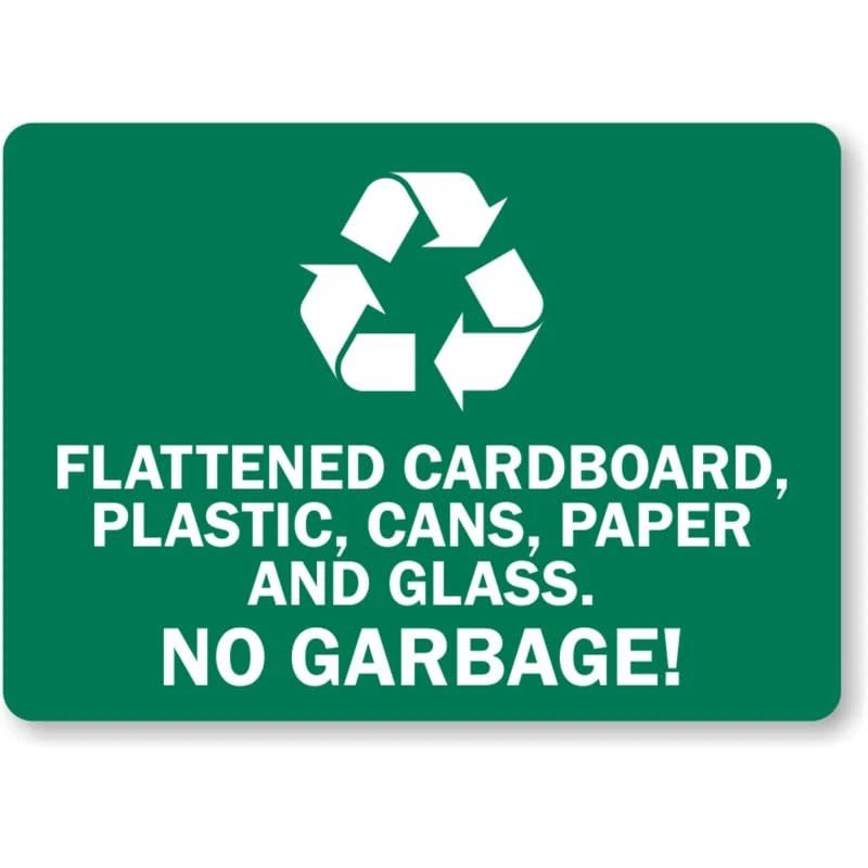 Garden Holes Aluminum Sign — product artwork