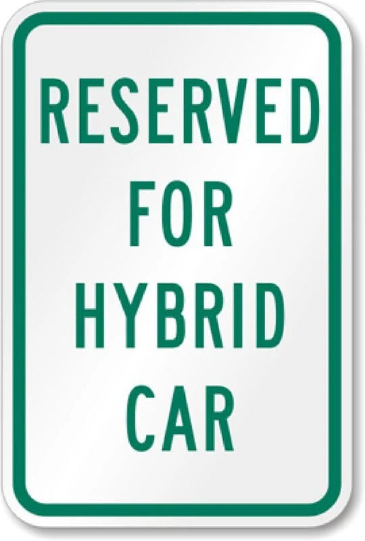 Car Parking Business Aluminum Sign — product artwork
