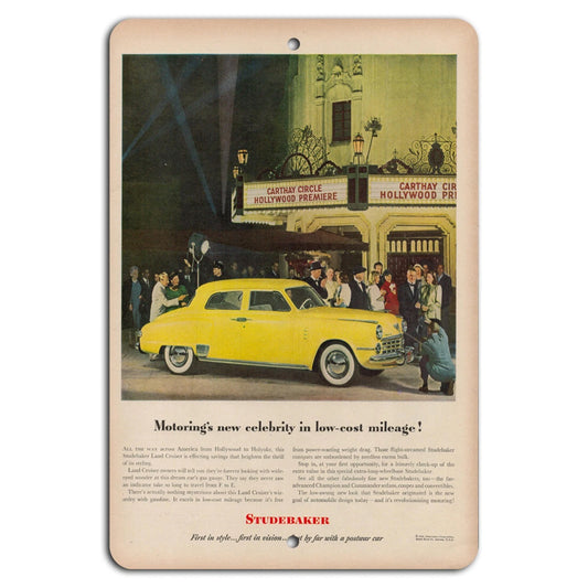 Studebaker Vintage Retro Decorative Garage Aluminum Sign — product artwork