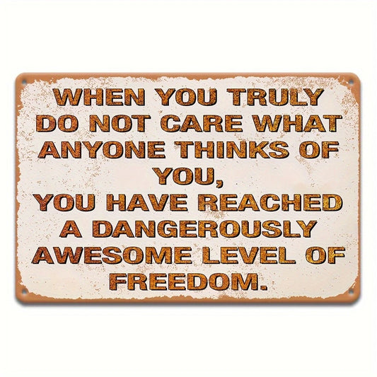 Decorative Signs Funny Vintage Aluminum Sign — product artwork
