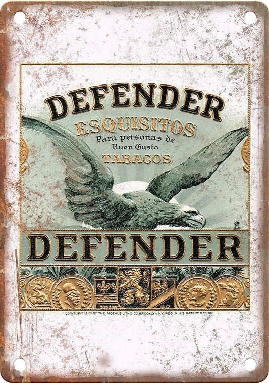 Defender Personas Buen Gusto Cigar Sign — product artwork