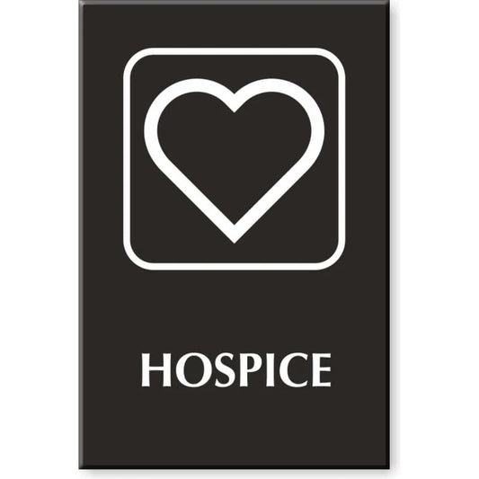 Hospice Hospital Aluminum Sign — product artwork