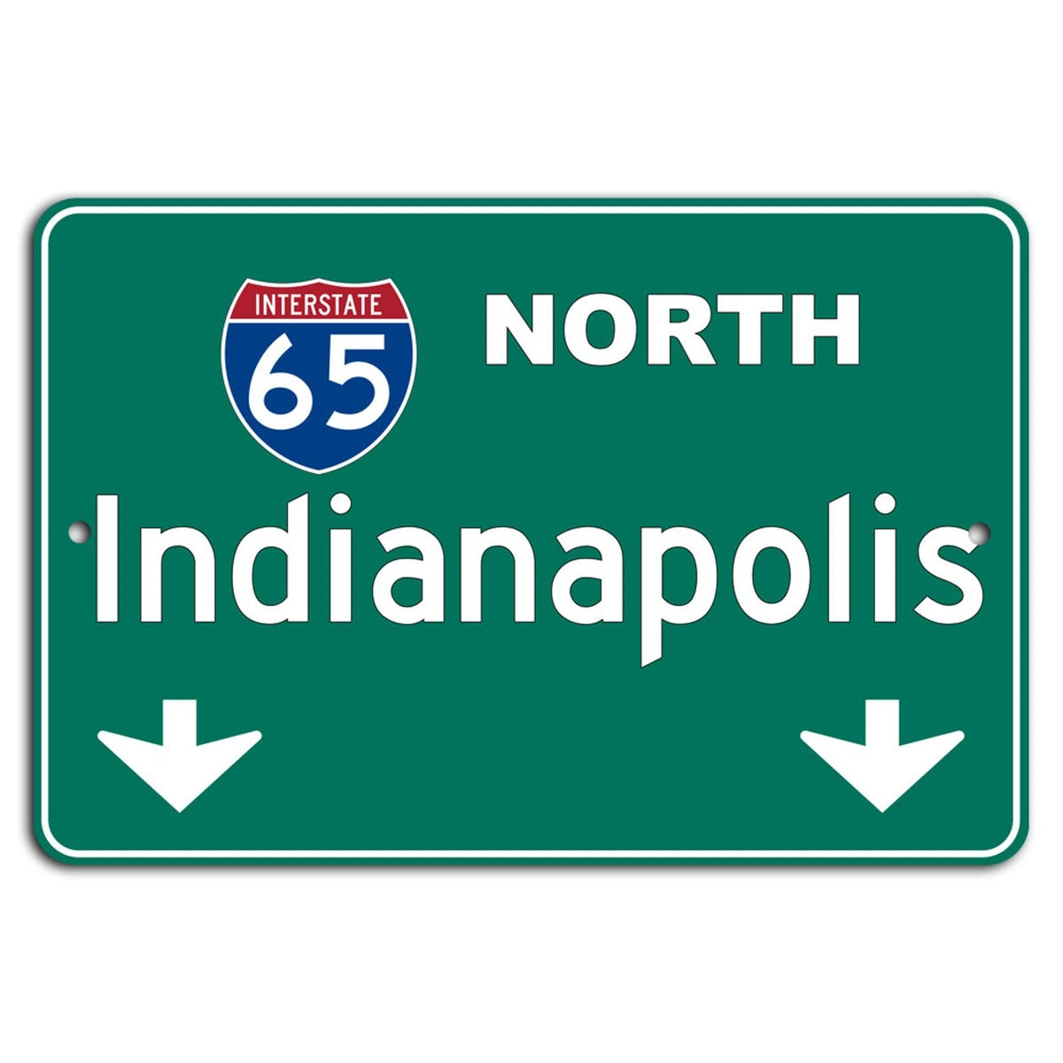 Interstate 65 Retro Highway Aluminum Sign — product artwork