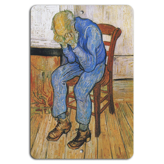 Van Gogh Vertical Decorative Aluminum Sign — product artwork