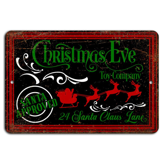 Christmas Toy Rustic Aluminum Sign — product artwork