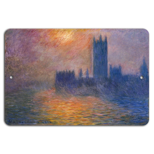 London Skyline Modern Decorative Aluminum Sign — product artwork