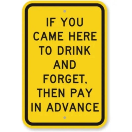 Humorous Aluminum Sign — product artwork