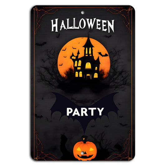 Halloween Gothic Vertical Aluminum Sign — product artwork