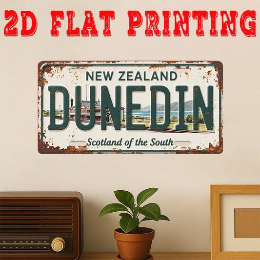 Vintage Southern Scotland Decorative Aluminum Plate — product artwork