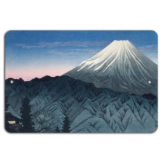 Mount Fuji Photorealistic Aluminum Sign — product artwork