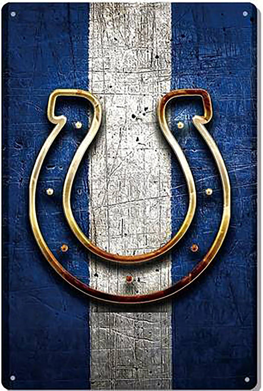 Colts Funny Aluminum Sign — product artwork