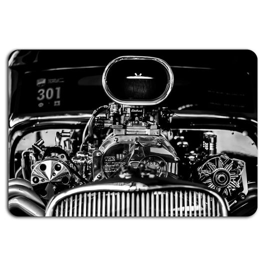 Vintage Engine Industrial Retro Garage Art Aluminum Sign — product artwork