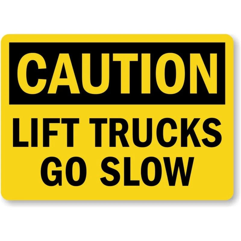 Lifting Correctly Aluminum Sign — product artwork