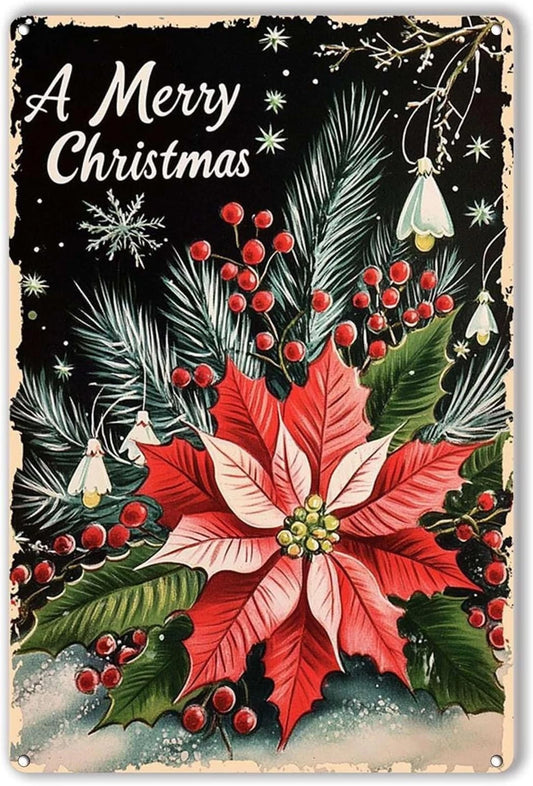 Christmas Merry Christmas Funny Aluminum Sign — product artwork