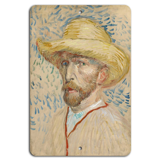 Impressionist Portrait Decorative Aluminum Sign — product artwork