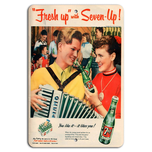 7-Up Joins the Party Vintage Sign — product artwork
