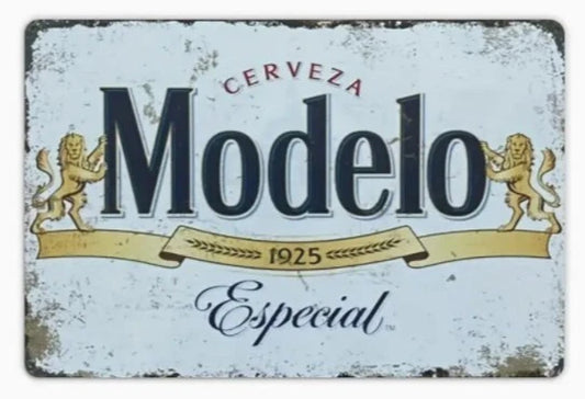 Cerveza 1925 Vintage Aluminum Sign — product artwork