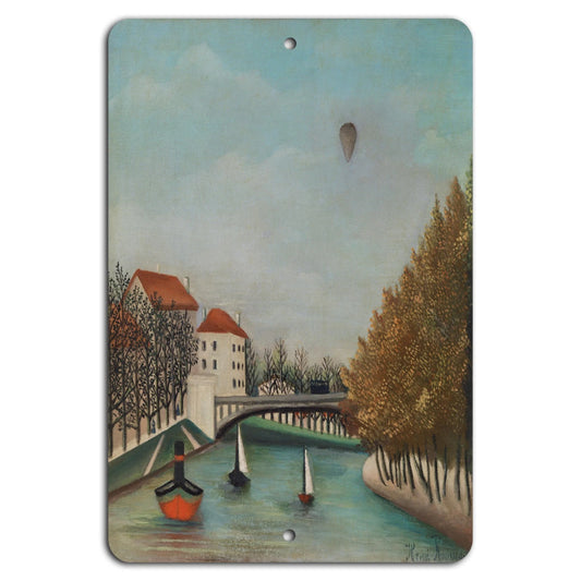 Decorative Tranquil Waterscape Sailing Daydream Aluminum Sign — product artwork