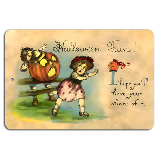 Halloween Aluminum Sign — product artwork