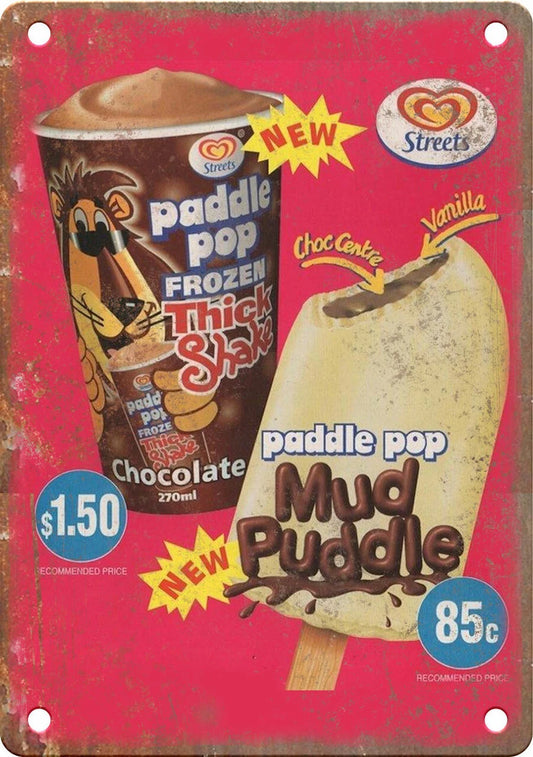 Frozen Paddle Pop Chocolate Price Sign — product artwork