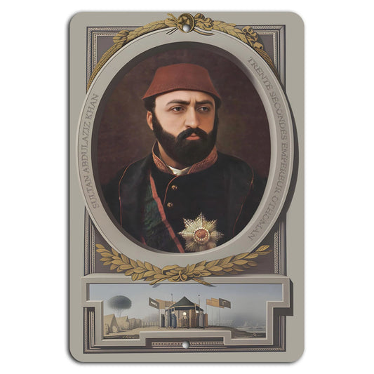 Ottoman Sultan Handmade Aluminum Sign — product artwork
