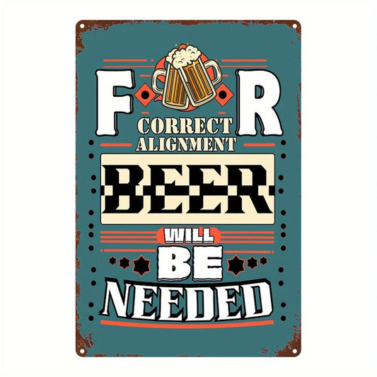 Art Retro Funny Aluminum Sign — product artwork