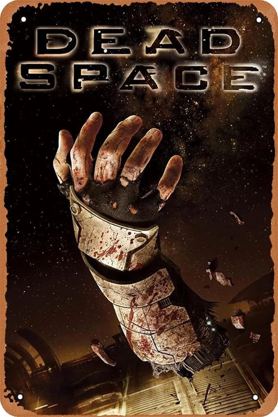 Dead Space Poster Vintage Game Funny Wall Art Aluminum Sign — product artwork