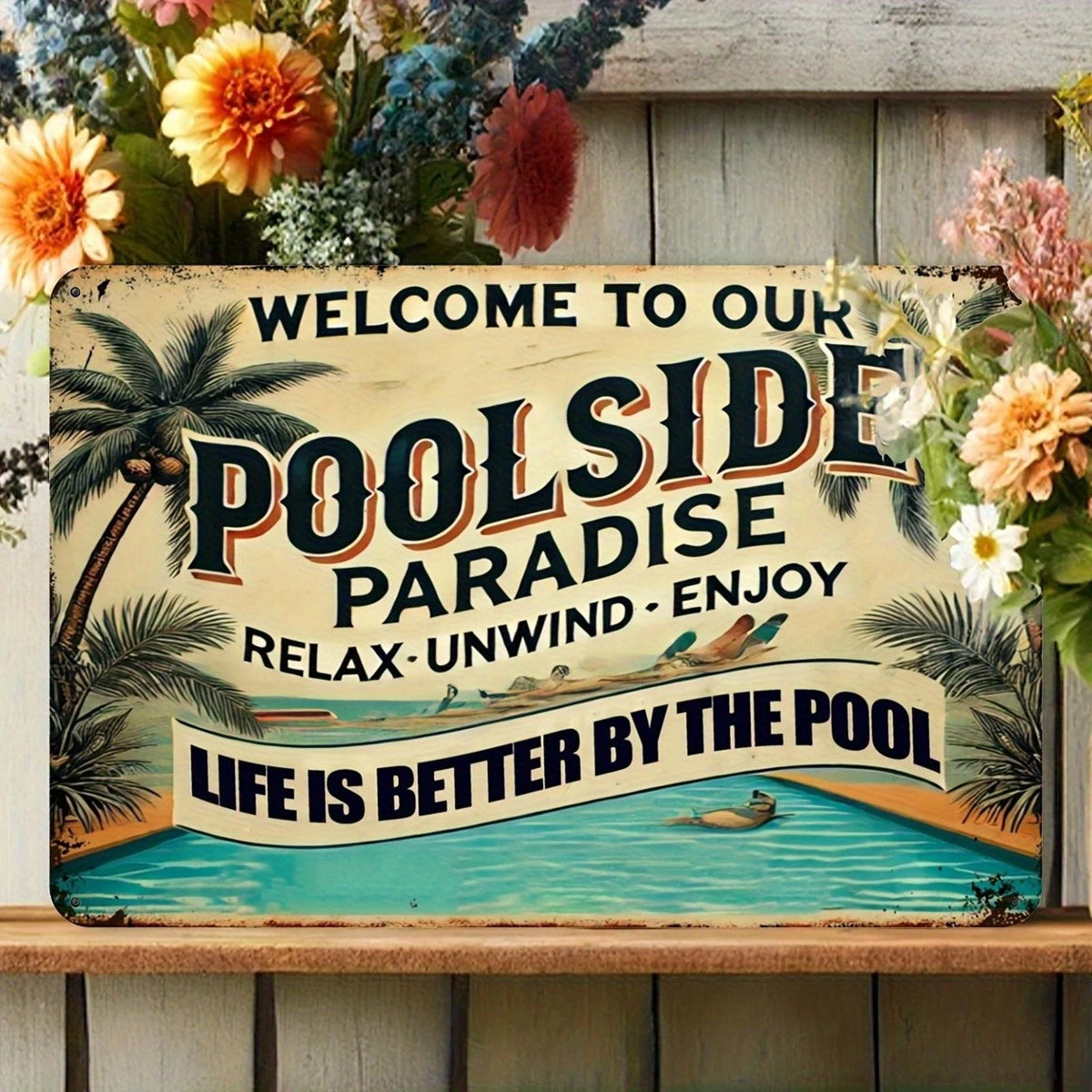 Wall Vintage Funny Americana Aluminum Sign — product artwork
