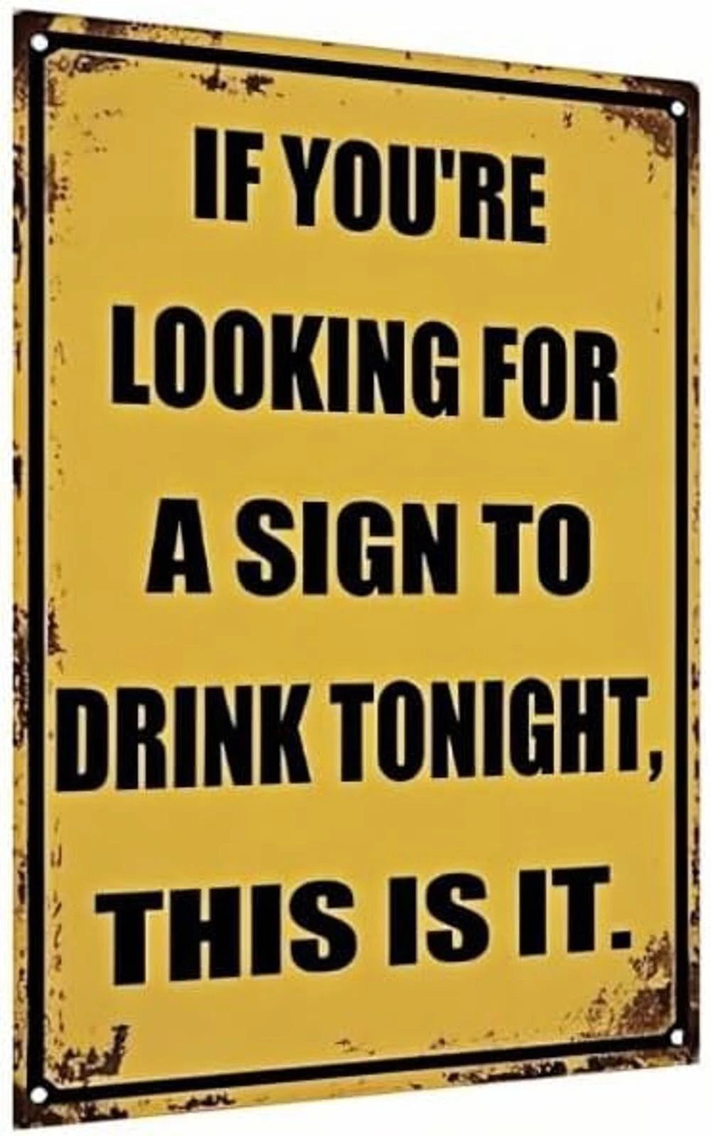 Bar Funny Home Bar Man Cave Aluminum Sign — product artwork