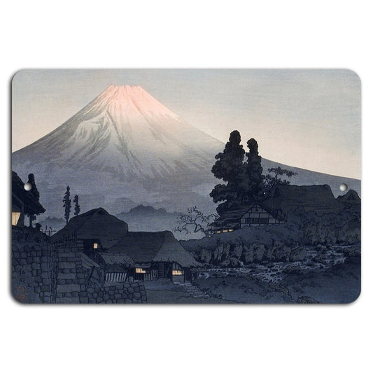 Japanese Landscape Mt Fuji Art Aluminum Sign — product artwork