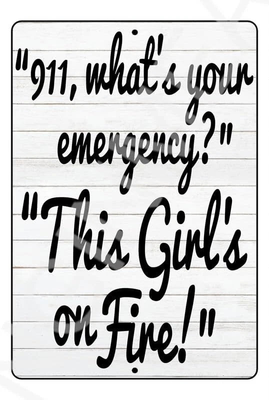 Emergency Funny 911 Whats Your Emergency Aluminum Sign — product artwork