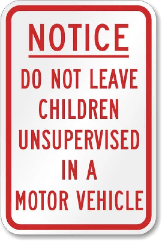 No Parking Business Traffic Aluminum Sign — product artwork