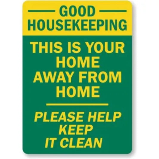 Good Housekeeping Home Away from Home Aluminum Sign — product artwork