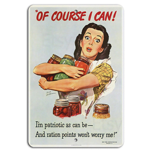 Patriotic Vintage Rustic Garage Aluminum Sign — product artwork
