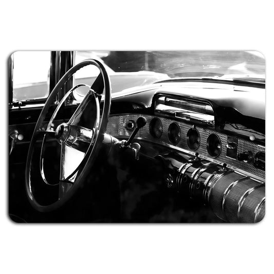 Classic Car Vintage Industrial Garage Aluminum Sign — product artwork