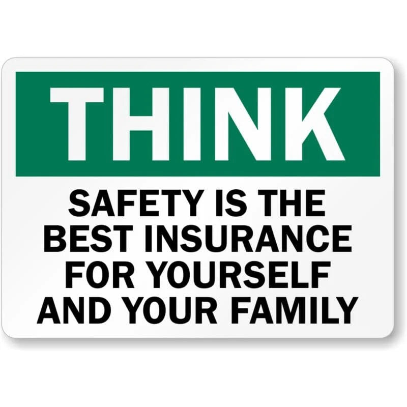 Best Insurance Think Aluminum Sign — product artwork